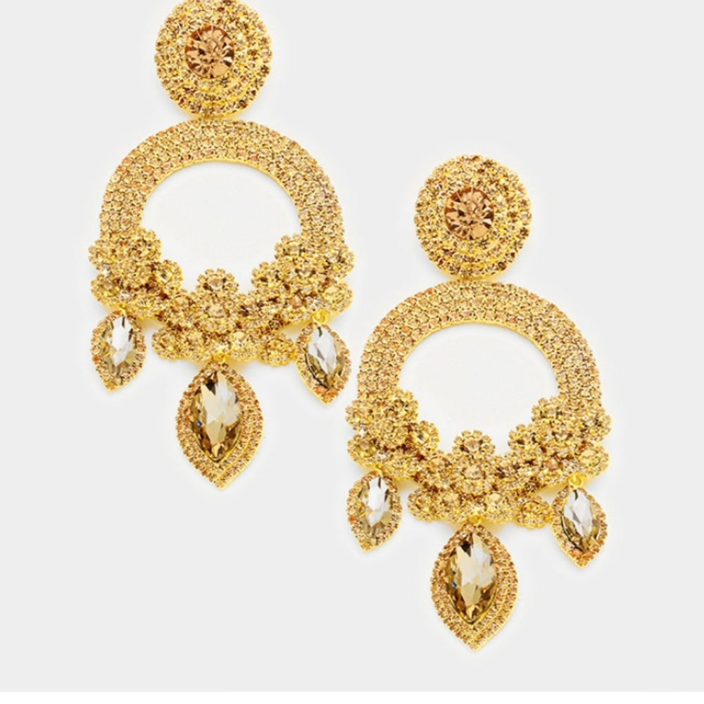 Oversized Marquise Flower Chandelie…